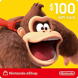 $100 Nintendo eShop Gift Card (Email Delivery) $87.50