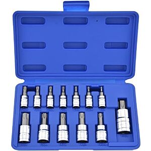 13-Pc Neiko Tamper Proof Torx Bit S2 Steel Socket Set $15.40