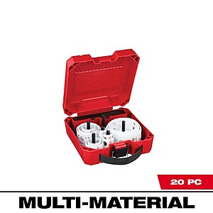 20-Pc Milwaukee Hole Dozer General Purpose Bi-Metal Hole Saw Set $64 + Free S&H