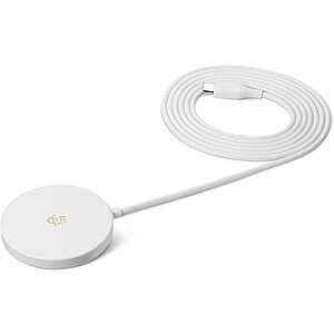 Amazon Basics 25W Qi2.2 Certified Wireless Charging Pad (White) $11.65