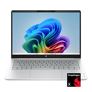 HP OmniBook 3 Laptop: Snapdragon X1-26-100, 14" Touch, 16GB RAM, 512GB SSD $550 + Free S&H
