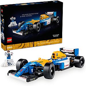 LEGO Icons Williams Racing FW14B & Nigel Mansell F1 Model Building Set (10353) $63.95 + Free S&H
