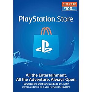 $100 PlayStation Store eGift Card (Digital Delivery) $87