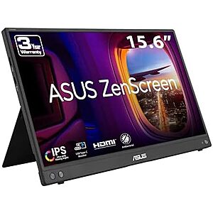 15.6″ ASUS ZenScreen 1080p USB-C Portable Monitor w/ Kickstand & Tripod Socket $96.05 + Free S&H