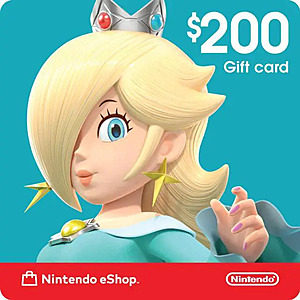 $200 Nintendo eShop eGift Card (Email Delivery) $173.50