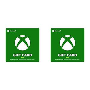 2-Ct $100 Microsoft Xbox eGift Card (Email Delivery) $168