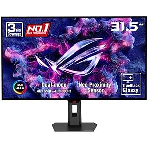 32” ASUS ROG Strix XG32UCWG 4K OLED Dual-Mode Gaming Monitor $699 + Free S&H