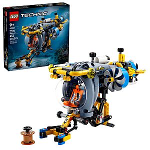 413-Pc LEGO Technic Deep-Sea Research Submarine Toy $29