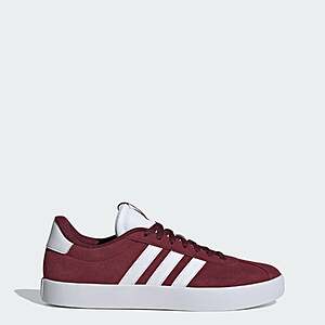 adidas Men's VL Court 3.0 Shoes (Shadow Red / Cloud White) $22 + Free S&H