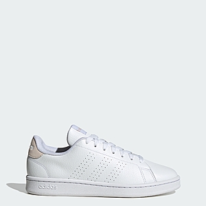 adidas Women's Advantage Shoes (Cloud White) $19 + Free S&H