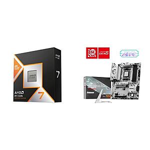 AMD Ryzen 7 9800X3D CPU + MSI B850 GAMING PLUS Motherboard + MSI Liquid Cooler $459 + $2 S&H