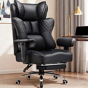 COMHOMA Big & Tall Ergonomic Office/Gaming Chair (Black) $135 + Free S&H