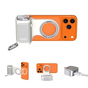 COMITOK MOCA Magnetic iPhone Camera Grip w/ Removable Remote & 1/4" Thread $10