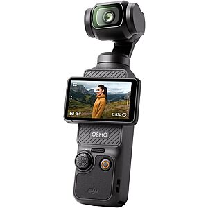 DJI Osmo Pocket 3 3-Axis 4K Vlogging Gimbal Camera w/ Rotatable Touchscreen $399 + Free S&H