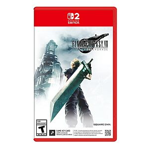 Final Fantasy VII Remake Intergrade (Nintendo Switch 2, Game-Key Card) $29.85