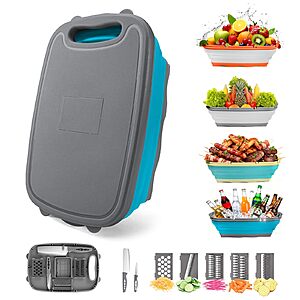 Gintan 9-in-1 Collapsible Camping Cutting Board Set $12.50