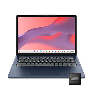 Lenovo IdeaPad Slim 3 Chromebook: 14" 2K Touch, Kompanio 540, 4GB RAM, 64GB eMMC $199 + Free S&H