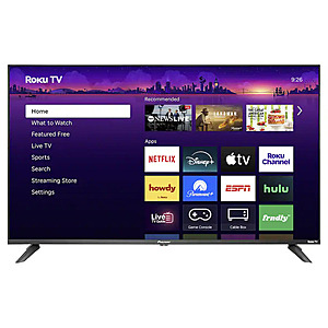 Pioneer 4K Smart Roku TV: 75" $380; 70" $300; 65" $280; 55" $180; 43" $130 + Free S&H