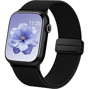 Sunnywoo Stretchy Loop Band for Apple Watch w/ Magnetic Clasp (Various) $5