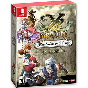 Ys Memoire: Revelations in Celceta Day One Edition (Nintendo Switch) $40 + Free S&H