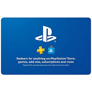 $100 Sony PlayStation Store eGift Card (Email Delivery) $88