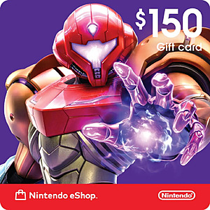 $150 Nintendo eShop Gift Card + $20 Nintendo eShop Gift Card (Email Delivery) $150
