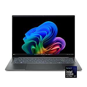 Acer Swift 16 AI Laptop: Ultra X7 358H, 16" 3K OLED 120Hz Touch, 16GB DDR5, 1TB $1000 + Free S&H
