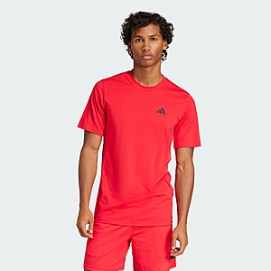 adidas Men's Train Essentials Feelready Training Tee (L or 2XL, Pure Ruby) $7.20 or less + Free S&H