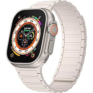 CRSBX Silicone Magnetic Apple Watch Band (38mm-49mm, Various Colors) $5