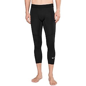 Nike Men's Pro Fit 3/4 Length Tights (Black or White) $14.80 + Free S&H