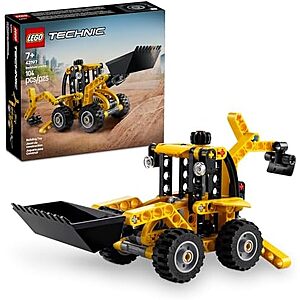 104-Pc LEGO Technic Backhoe Loader Construction Building Toy $6
