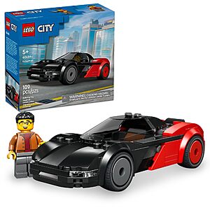 109-Pc LEGO City EV Supercar Building Kit $6