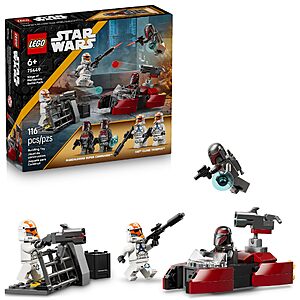 116-Pc LEGO Star Wars Siege of Mandalore Battle Pack Building Toy $18.40