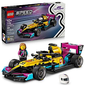 201-pc LEGO Speed Champions F1 ACADEMY Race Car (77258) $18.50