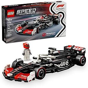 242-Pc LEGO Speed Champions: Formula 1 MoneyGram Haas F1 Team VF-24 Race Car Set $15.40