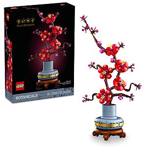 327-Pc LEGO Botanicals Plum Blossom Building Set (10369) $24