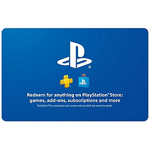 $50 Sony PlayStation Store eGift Card (Email Delivery) $42.50 (Email Delivery)