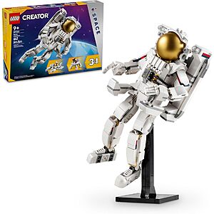 Prime Members: 647-Pc LEGO Creator 3 in 1 Space Astronaut Building Set $38 + Free S&H