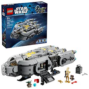 701-Pc LEGO Star Wars: The Mandalorian and Grogu Anzellan Starship Building Toy $51 + Free S&H