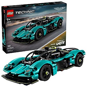 707-Pc LEGO Technic Aston Martin Valkyrie Building Toy (42208, 2025) $31.50 + Free Pickup