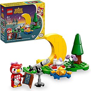 78-Pc LEGO Animal Crossing Stargazing w/ Celeste Building Set $6