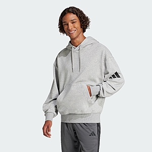 adidas Men's Essentials Loose-Fit 3 Bar Logo French Terry Hoodie (2 Colors) from $18.40 + Free S&H