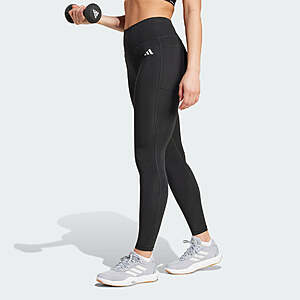 adidas Women's Optimé Essentials Full-Length Stash Pocket Leggings (Core Black) $10.20 + Free S&H