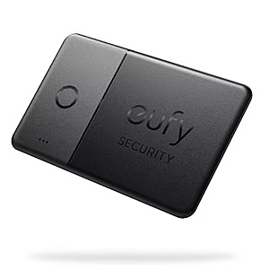 eufy Security SmartTrack Card Compatible w/ Apple Find My App (Black) $17