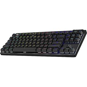 Prime: Logitech G PRO X 60% Wireless Gaming Keyboard (Tactile Switches) $90.25 + Free S&H