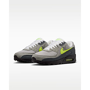 Nike Men's Air Max 90 Shoes (Black/Anthracite/Light Charcoal/Neon Yellow) $81.95 + Free S&H
