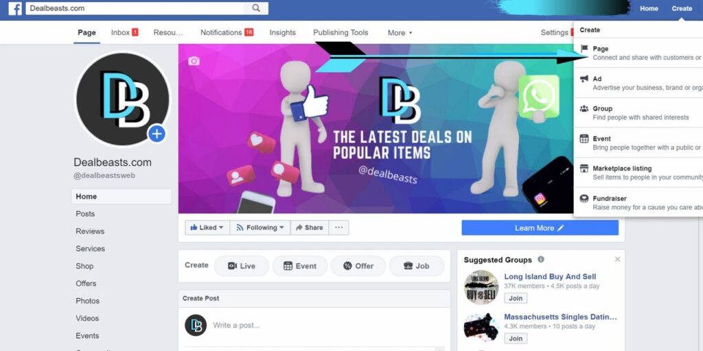 dealbeasts facebook page